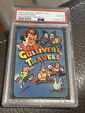 EXTREMELY RARE 1940 CASTELL BROS. LTD. HEADER CARD GULLIVER'S TRAVELS PSA 2 GOOD picture