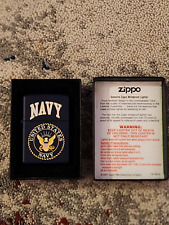 Navy Blue Matte United States Navy - Zippo Lighter picture