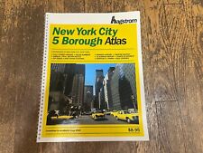 Hagstrom New York City 5 Borough Atlas 1984 NYC Manhattan Bronx Brooklyn Queens picture