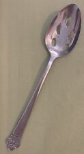 National COSTA MESA Stainless PIERCED SERVING SPOON 8-3/8” Korea picture