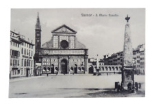 Vintage Postcard Florence Tuscany Piazza Church of Santa Maria Novella picture