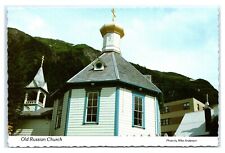 Postcard Old Russian Church in Juneau Alaska AK AJ1 picture
