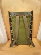 WWII US Army Packboard (OD Canvas and Wood) with straps picture