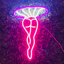 Lady Mushroom Neon Light LED Night Lights USB Connected Sign Neon Sign for Man C picture