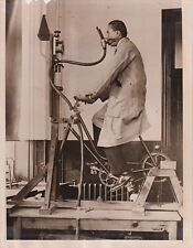 1924 Energy Test of Champion Bicycle Rider Gelatin-Silver Print photo RARE L145C picture