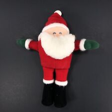 Vintage 1986 Hallmark Christmas Santa Claus Doll Red White 6 1/2-in H picture