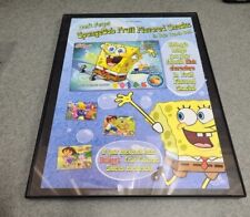 Spongebob Fruit Snacks Print Ad 2007 Kellogg's Nickelodeon Framed 8.5 X 11 picture