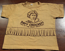 Vintage Walt Disney's Davy Crockett King of the Frontier T-Shirt Youth Kids WDP picture
