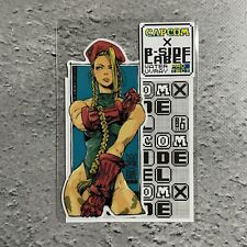 CAPCOM x B-Side Label Sticker STREET FIGHTER Cammy A Japanese Games Girl NEW F/s picture