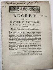 French Revolution Decree 1793 National Convention 