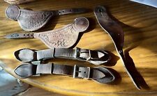 Old Vintage Leather Spur Straps ? Accessories Decor Horse Equine picture