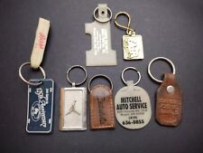 Vintage Lot Of Seven Keychains Automotive Ohio State Fair Bass Ale Leather  picture