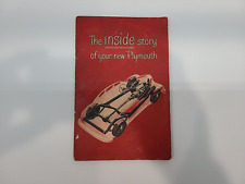 1946 1947 1948 Plymouth brochure - The inside story of your new Plymouth picture