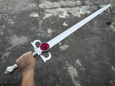 48” Thundercat Lionio Sword of Omens Replica With Leather Sheath Sword Lights up picture