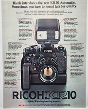 1980 Ricoh KR10 Automatic Camera Vintage Print Ad picture