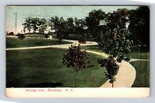 Brooklyn NY-New York, Bayridge Park, Antique, Vintage c1908 Souvenir Postcard picture