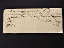 1797 antique JON LIVEREY HANDWRITTEN LEGAL DOCUMENT promise to pay SAM SIMPSON picture