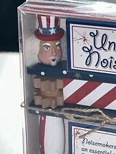 ROMAN Uncle Sam Noisemaker NIB NEW IN BOX July 4 Independence Day Patriotic picture