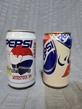 PEPSI 12oz. Can Vintage 90s. Summer Theme Cool Cans. Woodstock 94 Dove Can  picture