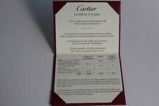 CARTIER Certificate of Origin Warranty Santos 100 Gold Ruby Diamonds Watch (60193) picture