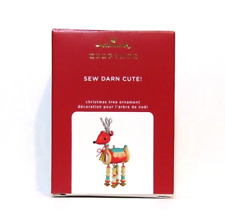Hallmark 2020 Sew Darn Cute Christmas Tree Ornament Reindeer Legs Dangle Deer picture