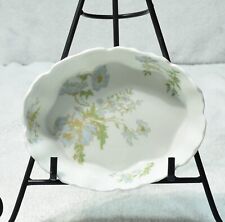 Haviland Limoges Porcelain Trinket Soap Dish Bowl Floral Scalloped France picture