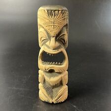 Hand Carved Wooden Tiki Totem Pole Mask Wall Bar Decor 11