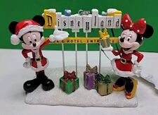 Disneyland Mickey & Minnie Mouse Park & Hotel Entrance Sign Ornament. picture
