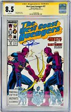 CGC Signature Series Graded 8.5 West Coast Avengers #27 Signed by Jeremy Renner picture