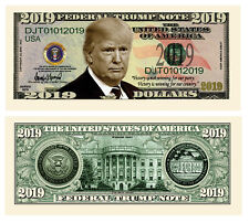 President Donald Trump 50 Pack Collectible 2019 Funny Money Novelty Dollar Bills picture