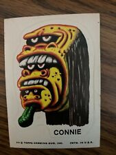 1976 Topps White Back Ugly Stickers Connie Ex Rare picture