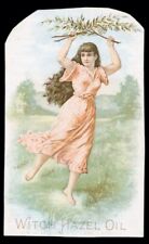 Victorian Trade Card Witch Hazel Oil Humphreys Med Co New York picture