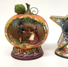 2009 Jim Shore Blessings of the Harvest Lighted Pumpkin Diorama  Enesco 4015887 picture