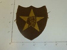 2  Infantry Division middle east made desert patch brown fabric picture