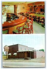 Ravenna Ohio OH Postcard Cherry's Steak House Dual View c1950's Unposted Vintage picture