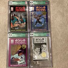 CGC Graded Comics multi-Signed UNIQUE SET #1-3 WHL and #1 of 50 Preview Pamphlet picture