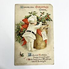 VTG Postcard Wishing You Christmas Cheer International Art Pub Co Germany picture