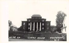RPPC Jefferson NC Ashe County Court House Courthouse Photo Postcard D1 picture