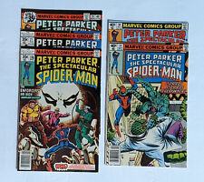 Spectacular Spider-Man #19,21,23,34,36 Bronze Age Marvel Comics VFN+ picture