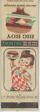 Big Boy Drive In Restaurants Corporate Antq Matchbook Cover D-6 picture