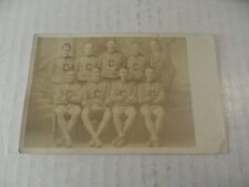 7A-89 1927-28 REAL PHOTO POSTCARD BASKETBALL TEAM C UNIFORM Jerseys picture