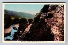 Sulphur Springs AR-Arkansas, Butler's Bluff, Antique, Vintage Souvenir Postcard picture