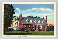 Oak Grove VA-Virginia, Wakefield, Birthplace of Geo. Washington Vintage Postcard picture
