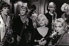 Marilyn Monroe Tony Curtis Jack Lemmon Film, Some Like It Hot - Modern Postcard picture