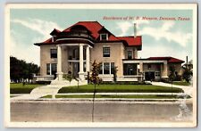 Postcard Residence WB Munson - Denison Texas picture