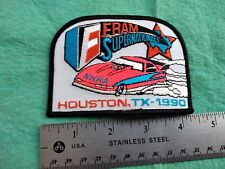 Vintage NHRA Frame Supernationals  Houston TX 1990 Patch picture