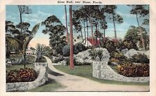 Vintage FL Florida Postcard 1920s Silver Bluff Miami Community Homes Houses picture