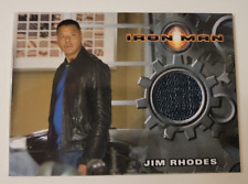 2008 IRON MAN Terrence Howard JIM RHODES Costume Worn CHASE Insert CARD MARVEL picture