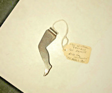 UNIVERSAL Tweezer CO. Tool YANKEE Figural Lady Leg Risqué Antique PATENT DATED picture