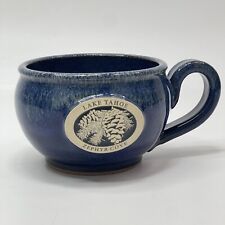Sunset Hill Stoneware Pottery Mug, 'Lake Tahoe Zephy Cove' Glazed Coffee Tea Mug picture